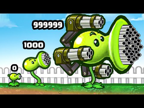 Growing THE STRONGEST PEASHOOTER