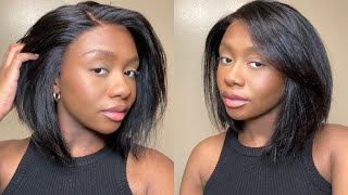 Effortless Lace Side Part Bob Wig Install | Ft. Luvme Hair
