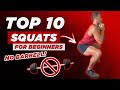 Top 10 Squat Variations for Beginners At Home (No Barbell!) | BJ Gaddour