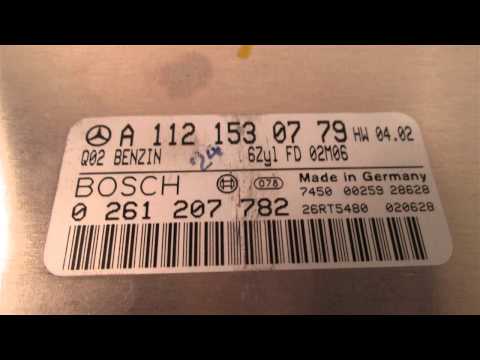 2003 Mercedes C240 Engine ECU Control module / computer ECM MATCH ID 203TYPE - mbiparts.com U... OEM