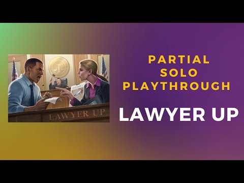 Lawyer Up Season 1 Partial Solo Playthrough and Brief Review | DaniCha