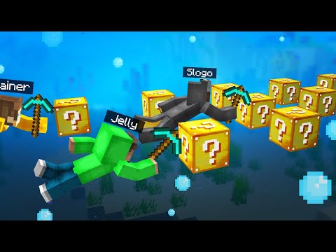 Insane Underwater Lucky Block Race in Minecraft!