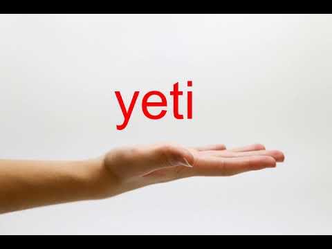 How to Pronounce yeti - American English