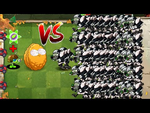 10 mutant Gatling pea and 100000000 HP Tall-nut, Which zombie can defeat them? - MAKE FANS VIDEO