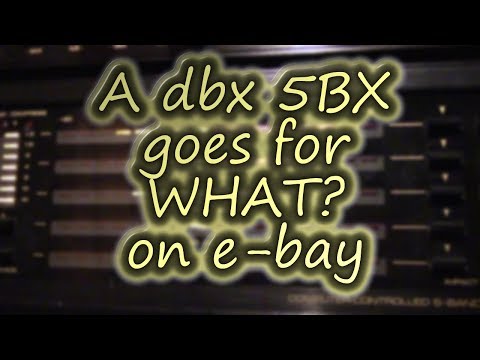 dbx 5bx: Demo + how much on e-bay?