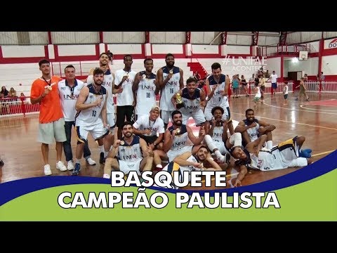 BASQUETE UNIFAE/ CASA BRANCA/ SÃO JOÃO É CAMPEÃO PAULISTA - UNIFAE ACONTECE