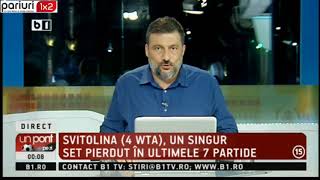 UPZ: Buzarnescu – Svitolina » Meciul zilei si un pont in cota 1.53