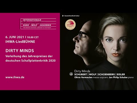 IHWA LiedBÜHNE | O. Vermeulen & JP Schulze & E. Büning | Dirty Minds | Preis Dt Schallplattenkritik