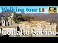 Collalto Sabino Lazio Italy Walking Tour With Captions 4K