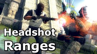 How far can you get headshots from?