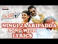 Ningi Jaaripadda Song With Lyrics Mr Perfect Songs Prabhas Kajal Aggarwal DSP Aditya Music Telugu