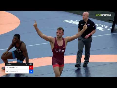 1st Period Tech: David Taylor vs Timothy Dudley - 2018 U.S. Open 86 kg Semis