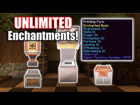 Printing INFINITE Enchantments – Guide for ATM10 & ATM10TTS