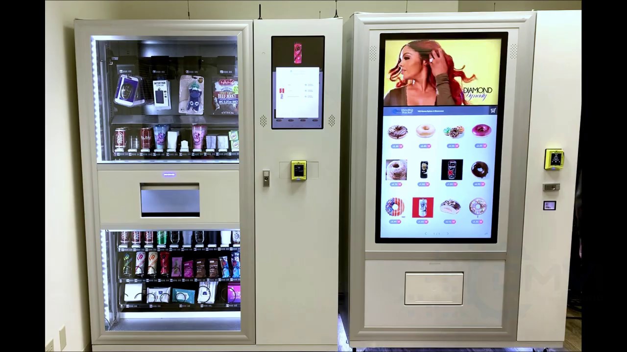 Smart Vending Machine, Model 7 - Digital Media Vending