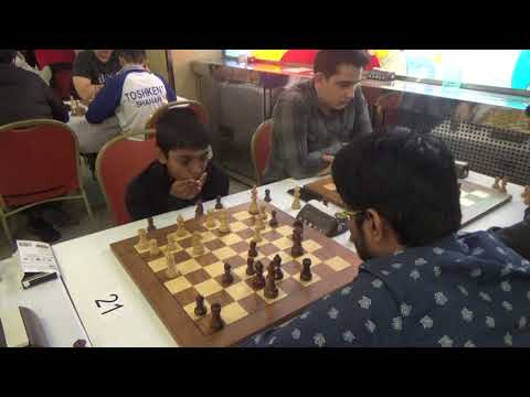 GM Rameshbabu Praggnanandhaa - GM Narayanan Srinath, Sicilian Najdorf, Blitz chess