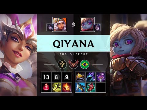 Qiyana Support vs Poppy - BR Grandmaster Patch 25.16