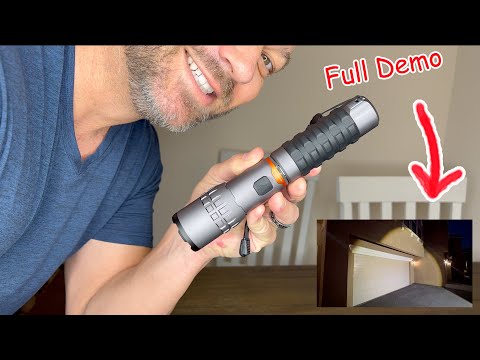 Nebo Slyde King Flashlight Demo and Review