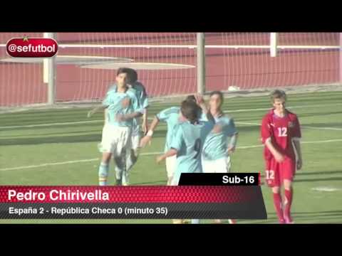 Golazo de Pedro Chirivella frente a la selección checa