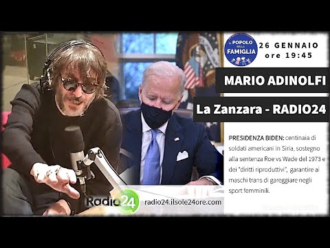 Mario Adinolfi sulle aperture di Biden - La Zanzara 26.1.2021
