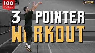 Complete Three Point Shooting Workout ✅ (100 makes)