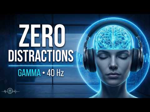 Peaceful Focus Music to Reduce Distractions | Gamma Binaural Beats