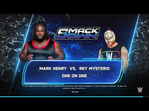 WWE 2K25 - Mark Henry vs. Rey Mysterio