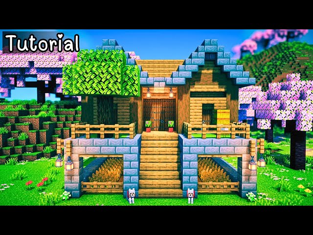 Duo Survival House & Guide 🌸[17] Minecraft Map