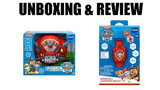 VTech Paw Patrol Pups to the Rescue Driver + Learning Watch Unboxing and Review ( Parent Edition)