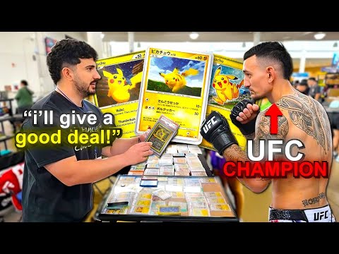 UFC Champion Wanted To Buy My Rare Pokemon Cards! | VENDOR POV