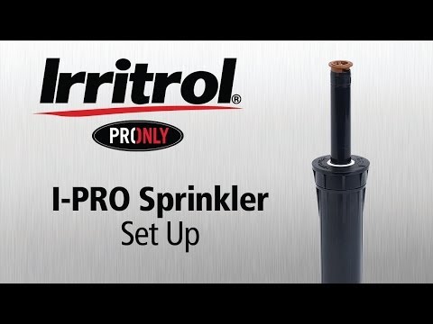 Irritrol's I-Pro Fixed-Spray Sprinkler Nozzle Set Up