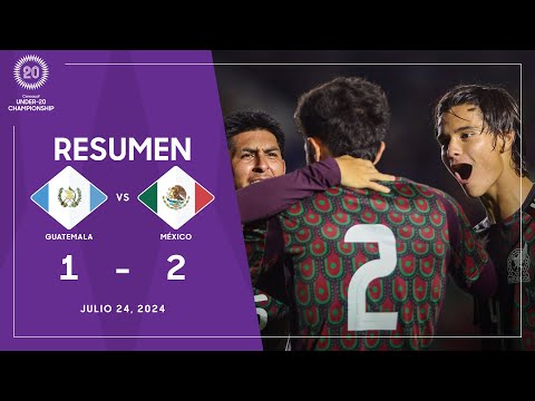 U20Championship 2024 | Guatemala vs Mexico | Grupo C