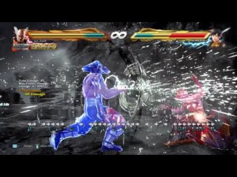 TEKKEN  7  heihachi easy bnb into rage drive