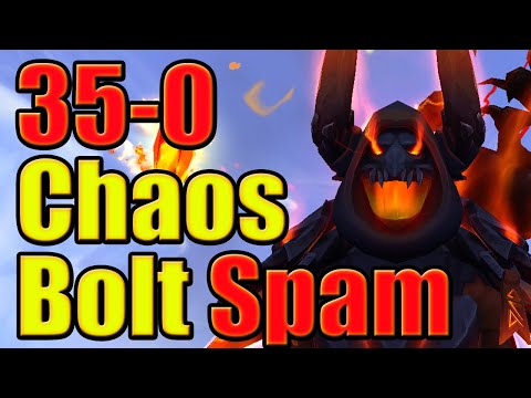 *Laughs in Chaos Bolt* Destruction Warlock Battleground 10.0.5 Dragonflight World of Warcraft PvP