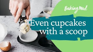 How to Get Even Cupcakes Using a Scoop