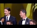 FUNNY Zlatan Ibrahimovic Cristiano and Messi will score less than me : FIFA Ballon d'Or 2014 [HD]
