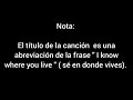 Placebo  I.K.W.Y.L. (sub.español)