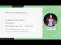 Android Study Jam Session 3 Aman Kothari Google DSC IIIT Vadodara