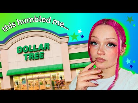 FULL FACE OF GLAM FROM DOLLAR TREE 2026 (gone wrong lowkey...)