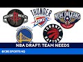 2021 NBA Draft: Evaluating Team Needs [Rockets, Magic, Thunder, Pelicans, Raptors, Warriors] | CB…