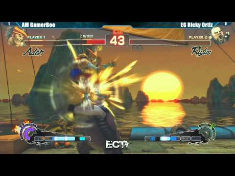 SSF4 AE2012 Losers Finals AM GamerBee vs EG Ricky Ortiz - ECT4 Tournament
