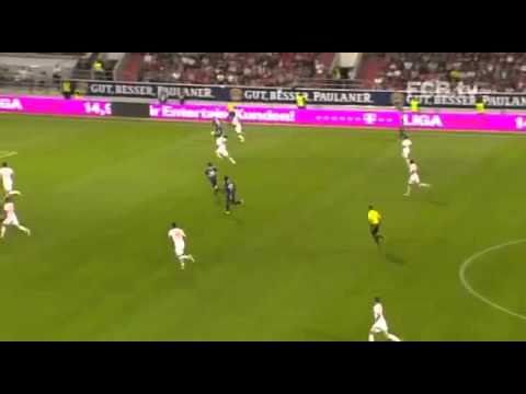 FC Bayern München vs Paulaner Traumelf (Ribéry unglaublicher Treffer beim 15:0 Sieg)