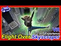 VR 360 Flight Over Matrix City Like A Superhero 04 VR 4K Falling Oculus