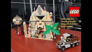 LEGO Adventurers The Temple of Anubis Pharoahs Forbidden Ruins 5988 Review!