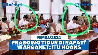 Prabowo Tidur saat Rapat dengan Jokowi, Denny Siregar & Ruhut Sitompul Dituding Warganet Sebar Hoaks
