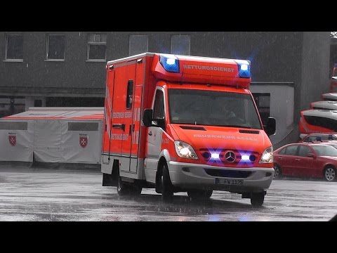 Zusammenschnitt Rettungsdienst FW 1 Essen , 9X RTW Und 2X LRF Essen