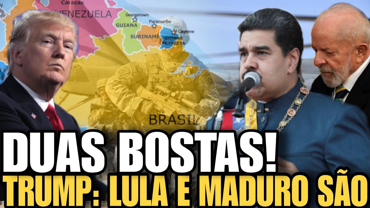 TRUMP CHAMA LULA E MADURO DE INSIGNIFICANTES! A BATATA ESTÁ ESQUENTANDO.