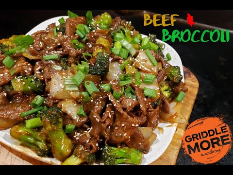 Beef and Broccoli on the Blackstone Griddle
