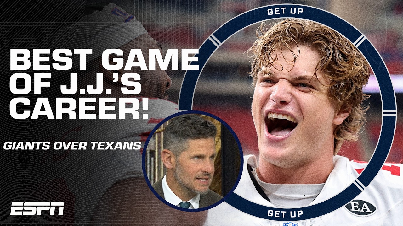 BEST GAME of J.J. McCarthy's career! 👏 Dan Orlovsky says the Giants have a CLEAR IDENTITY | Get Up