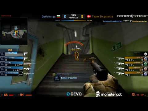 Outlaws.GG niki1 - 3 M4A1-S HS kills on the bombsite B defense #CSGO #Stream #HLTV #Esports