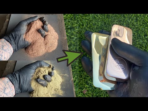 Metal Dust Melt Down - Trash To Treasure - Multiple Melts - ASMR Metal Melting - BigStackD Casting